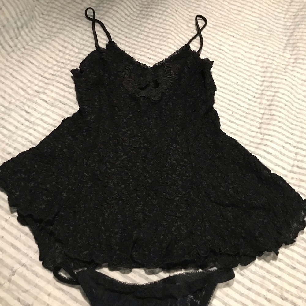 Black lingerie